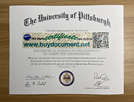 Order A Fake University of Pittsburgh Diploma.