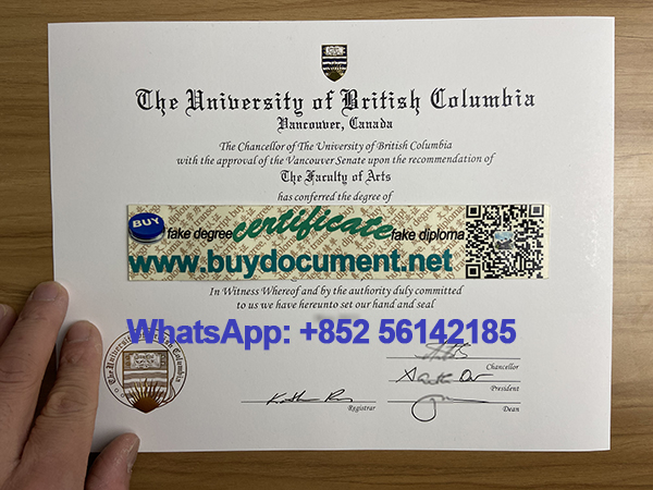 UBC diploma for sale. 