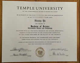 buy fake diploma of Temple University, fake degree in Pennsylvania