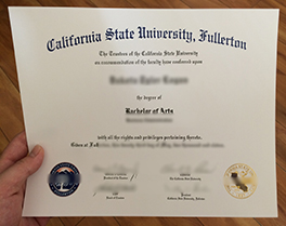 purchase California State University Fullerton(CSUF) fake degree
