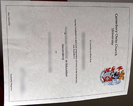 Canterbury Christ Church University degree sample, buy UK fake diploma