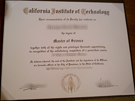 Fake California Institute of Technology Diploma For Sale