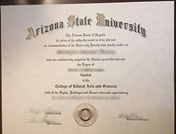 buy fake diploma from Arizona State University