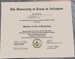 Buy Fake University of Texas at Arlington Diploma