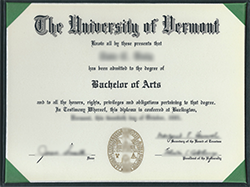 Buy Fake University of Vermont (UVM) Diploma&Transcript