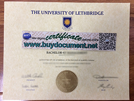 Buy Fake University of Lethbridge Diploma in Canada, fake degree