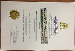 Fake Degree Maker: The Latest Western University Diploma Printed in 2019