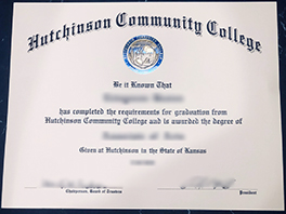 How to Oeder Fake Hutchinson Community College Certificate?