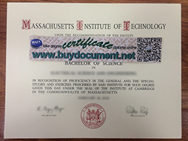 Buy Fake Massachusetts Institute of Technology (MIT) Degree Certificate