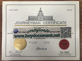 How to get a fake Journeyman certificate