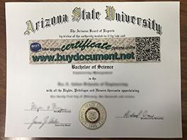 Where to Buy Fake Arizona State University (ASU) Diploma Certificate