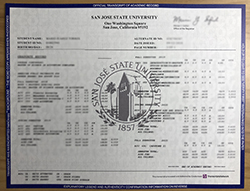 How To Duplicate The San Jose State University Transcript And Degree Certificate?