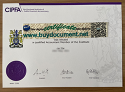 How To Buy Fake CIPFA Certificate?