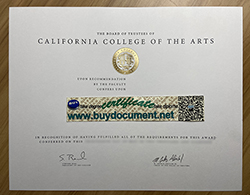 Where Can I Buy A Fake Degree From The California College of the Arts? CCA Degree