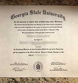 Apply for Georgia State University Undergraduate Diploma Certificate.