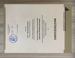 Fake Diplomas for Paderborn University in Germany.