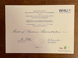 Buy WHU – Otto Beisheim School of Management Degree