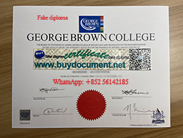 Purchase A Fake George Brown College Diploma.