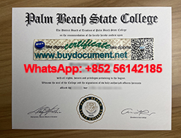 Replacement diploma From Palm Beach State College.