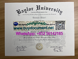 Purpose of obtaining a Baylor University diploma.