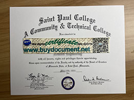 How to make a fake Saint Paul College diploma?