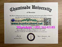 Fake Chaminade University of Honolulu diploma for sale.