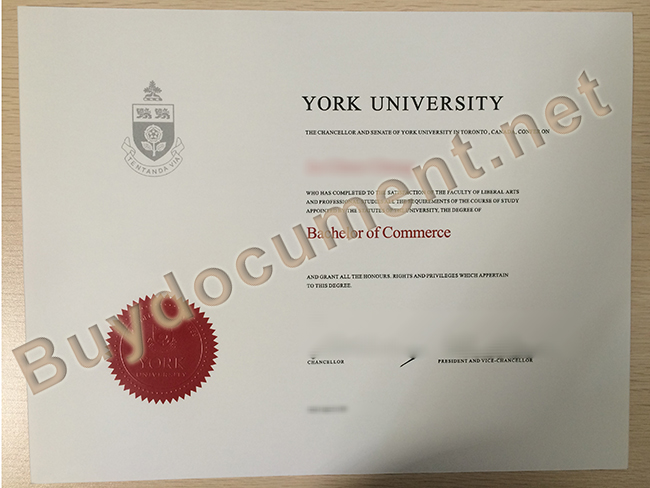 buy York University fake diploma, York University degree sample