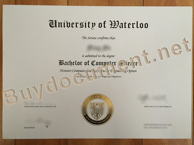 fake University of Waterloo degree, fake University of Waterloo diploma