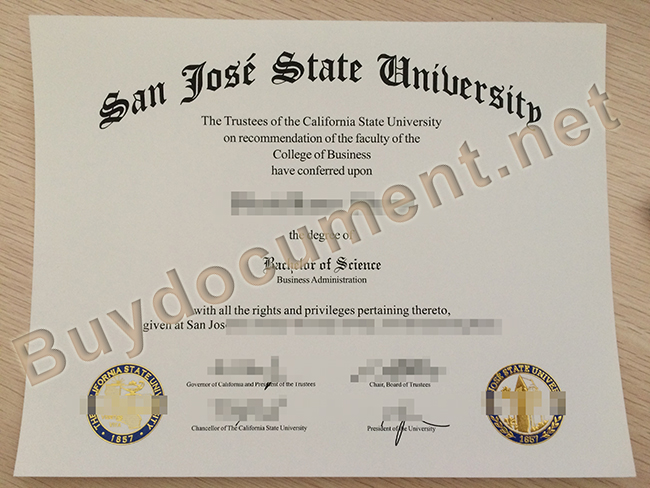buy fake San Jose State University degree, San Jose State University diploma