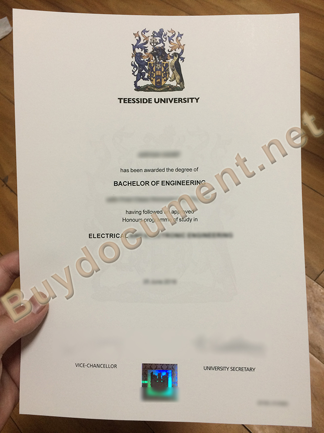 fake Teesside University degree, buy UK fake diploma online