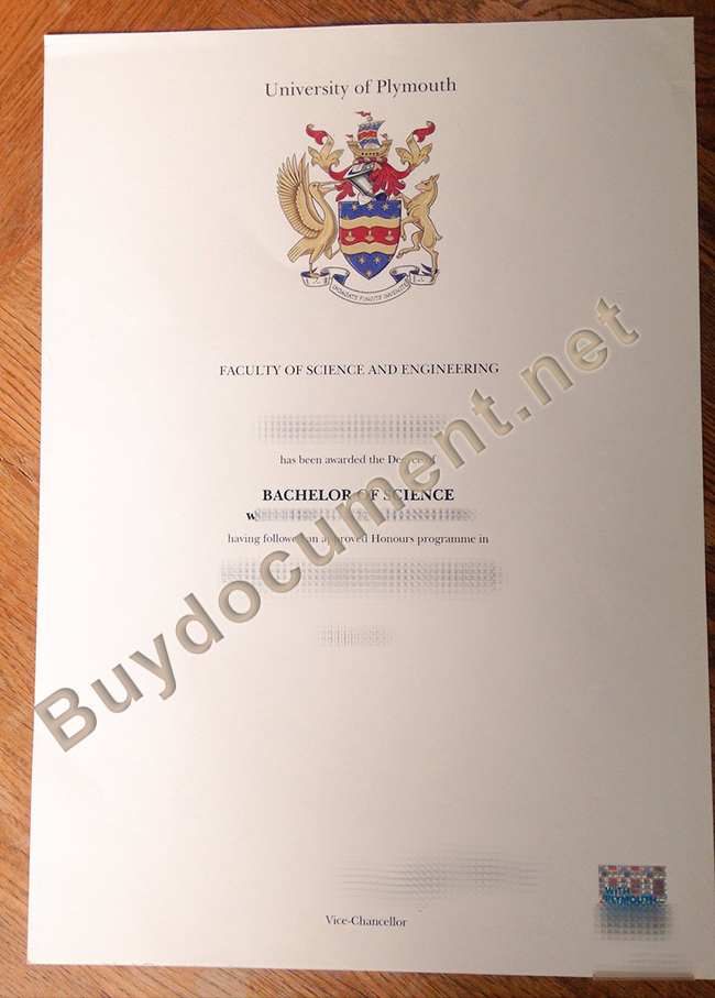 buy University of Plymouth fake diploma, University of Plymouth degree order
