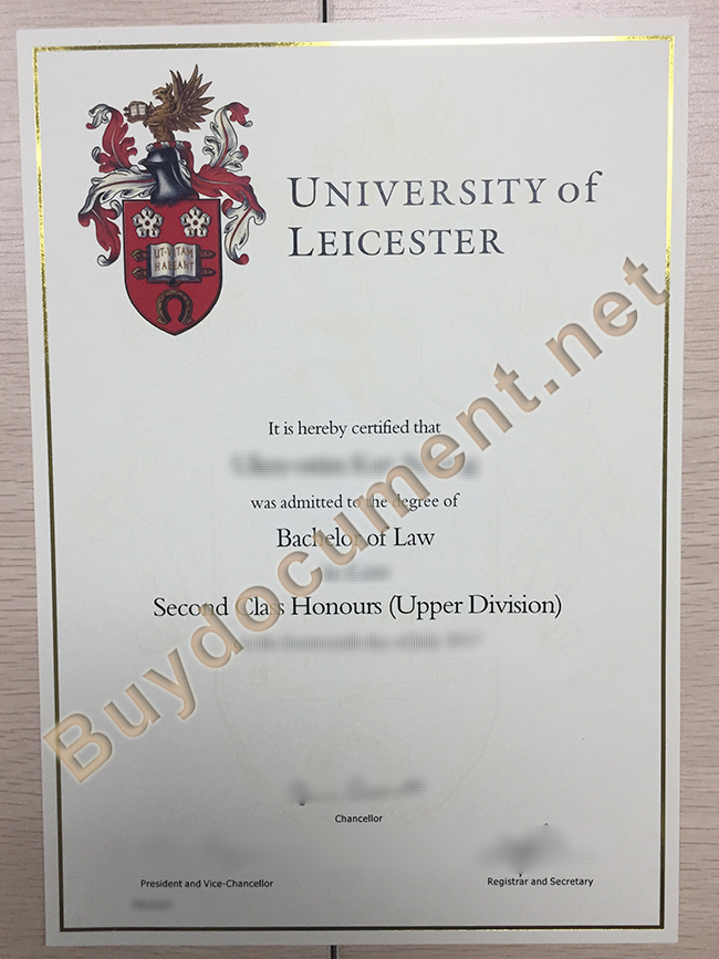 buy University of Leicester fake diploma, University of Leicester degree sample