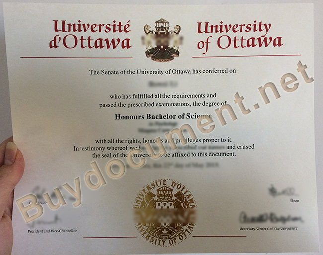 University of Ottawa diploma, University of Ottawa degree
