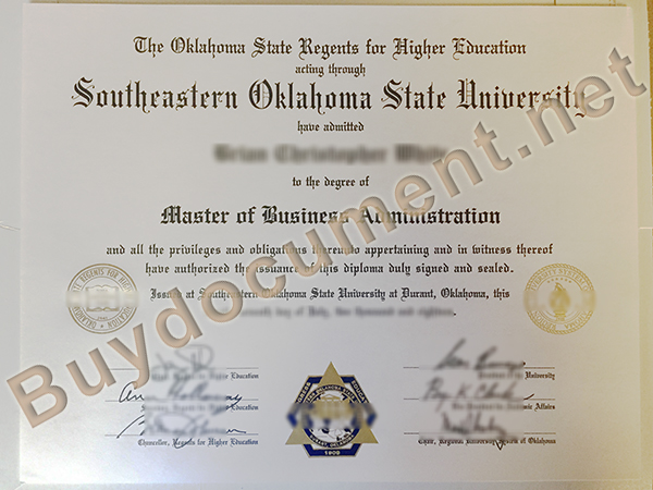 fake Southeastern Oklahoma State University diploma, buy fake degree