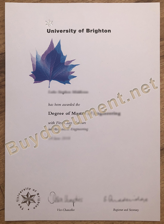 University of Brighton diploma, fake University of Brighton degree, buy fake diploma, fake certificate