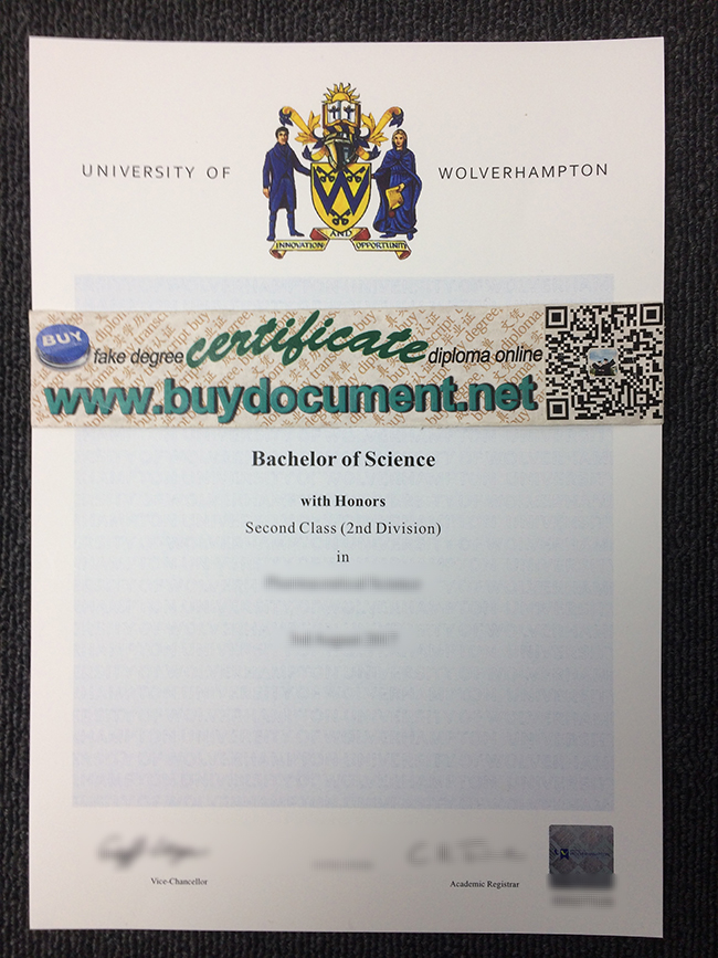 University of Wolverhampton diploma, fake University of Wolverhampton degree