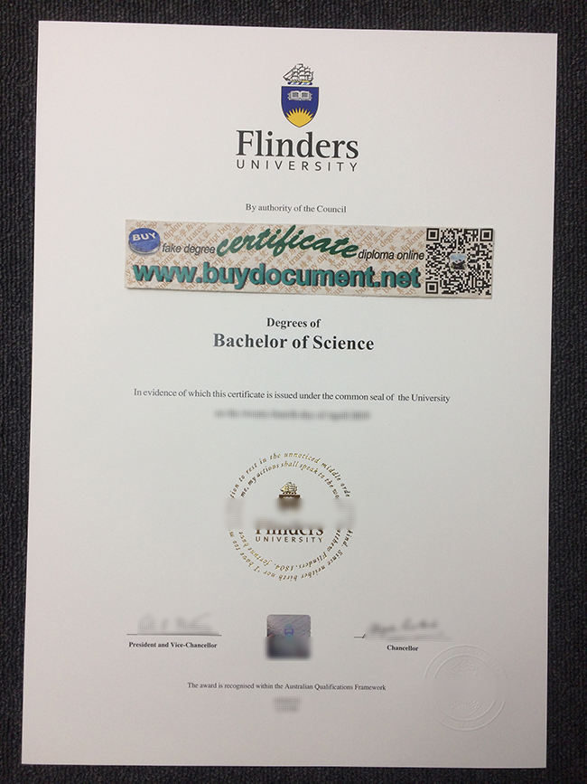 fake Flinders University diploma, Flinders University degree