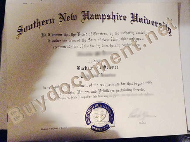 buy Southern New Hampshire University diploma, fake Southern New Hampshire University degree