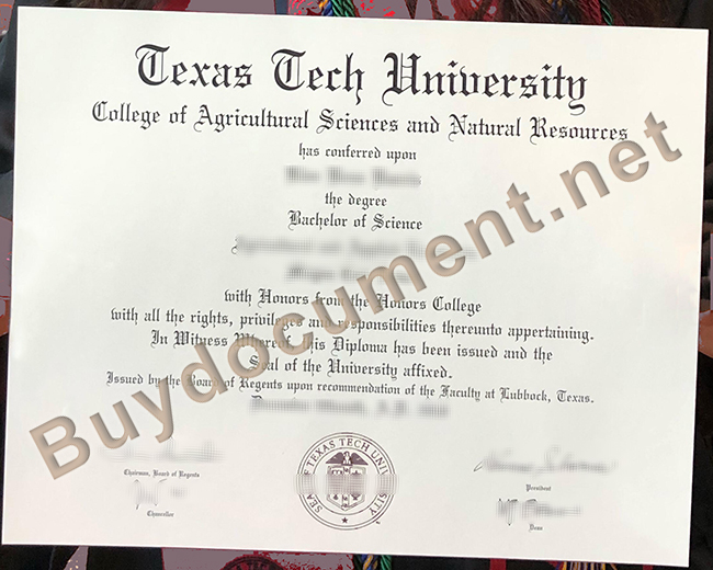 Where to Make Texas Tech University Fake Diploma ...