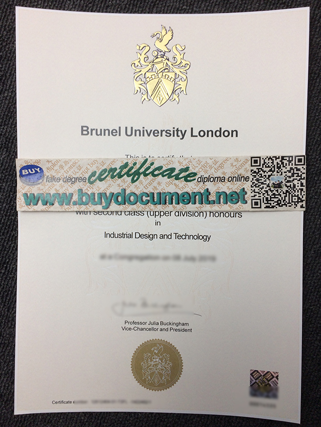 Brunel University London diploma, fake Brunel University London degree