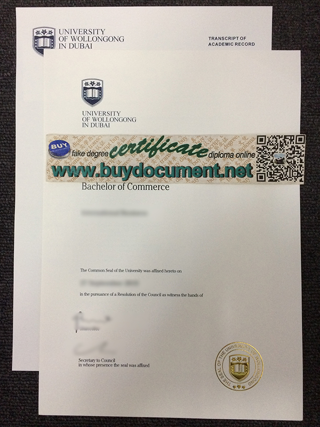 University of Wollongong in Dubai diploma, fake University of Wollongong in Dubai degree, fake UOWD diploma