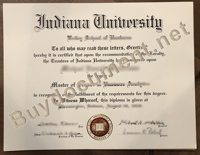 fake Indiana University diploma, Indiana University degree