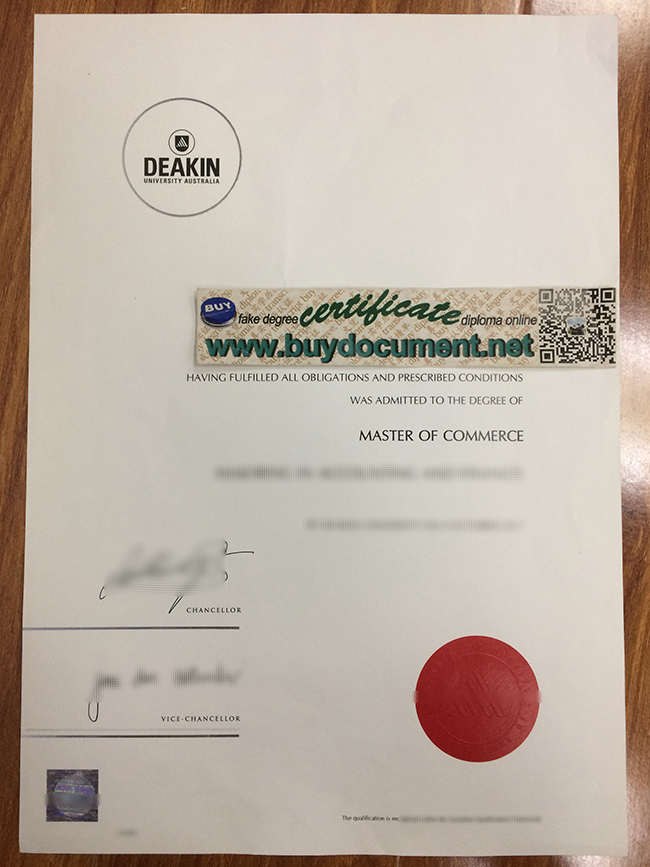 Deakin University diploma, Deakin University degree, fake certificate, buy fake diploma
