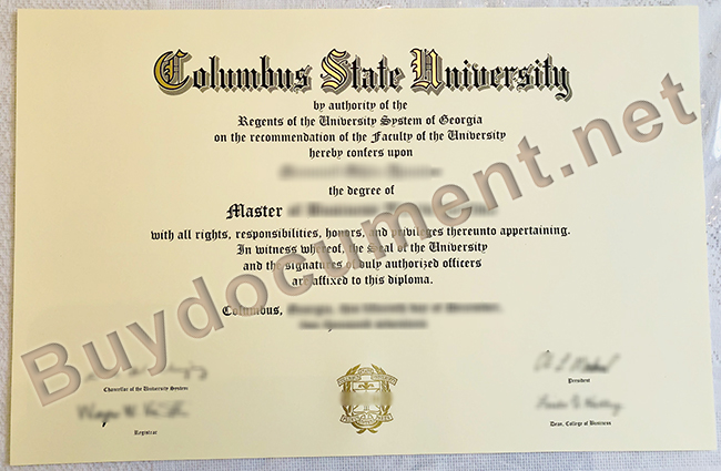 Columbus State University diploma, Columbus State University fake degree, fake certificate