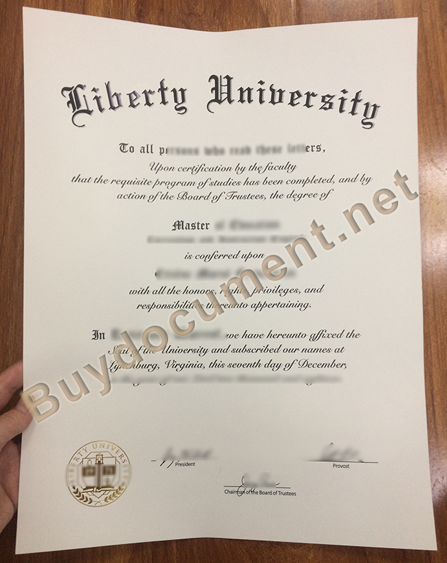 Liberty University diploma, Liberty University degree, buy fake certificate