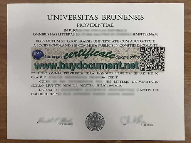 Universitas Brunensis diploma, Universitas Brunensis degree, fake Universitas Brunensis certificate