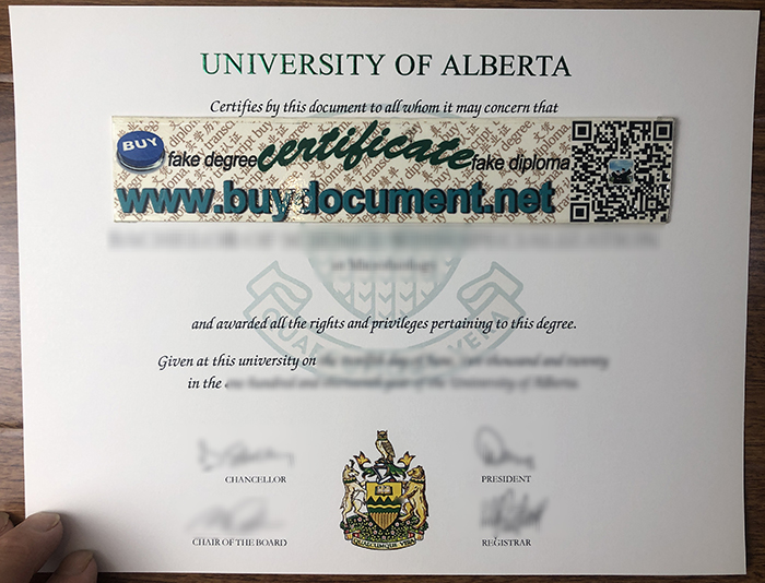 fake UAlberta diploma