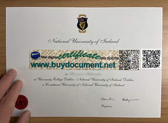 Get the National University of Ireland diploma online. Fake NUI degree certificate. 