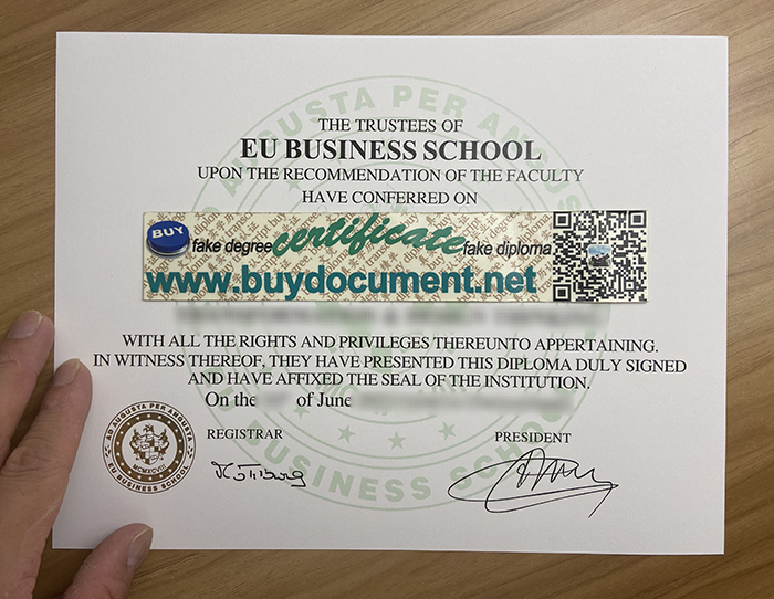 EU Business School diploma