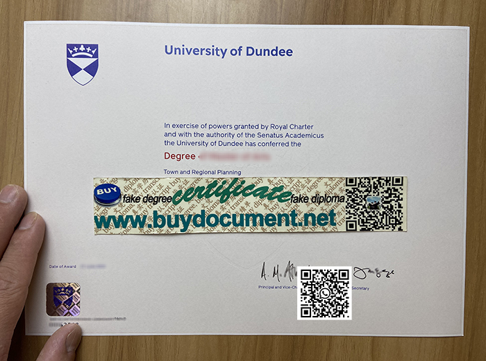Fake University of Dundee degree